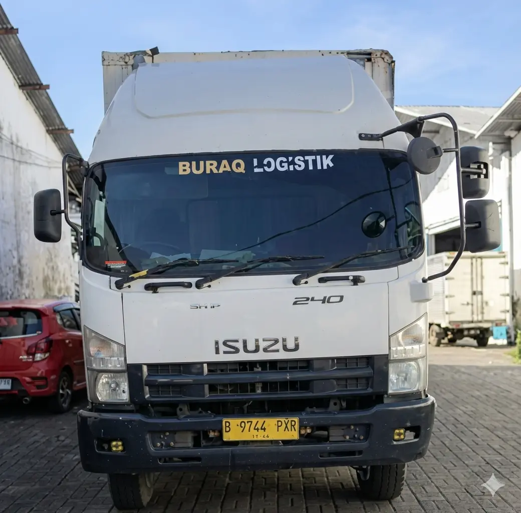 Aktivitas layanan pengiriman Buraq Logistik